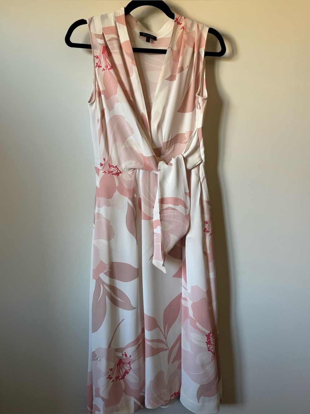 Massimo Dutti Floral Faux Wrap Dress
